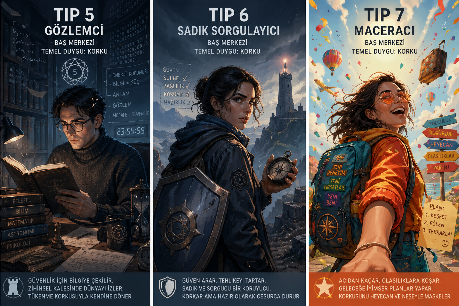 Baş Merkezi — Tip 5, 6, 7